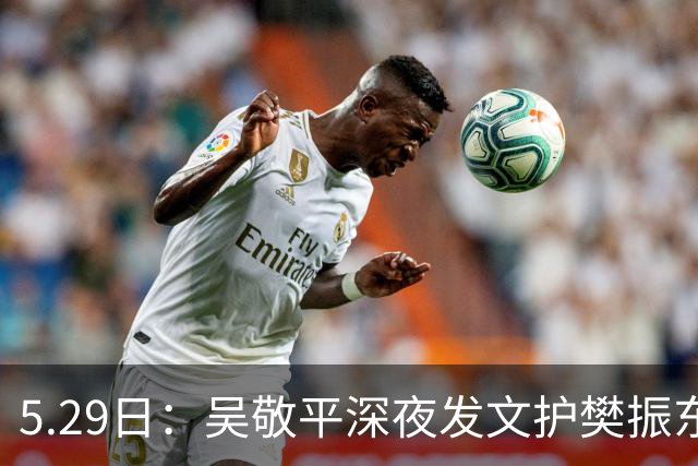 5.29日：吴敬平深夜发文护樊振东，为何从护身符变引雷针？